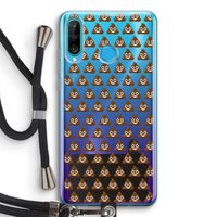 Poop emoji: Huawei P30 Lite Transparant Hoesje met koord