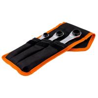 Bahco ringratelsleutelset - 8 t/m 19 mm - 3-delig - S4RM/3T