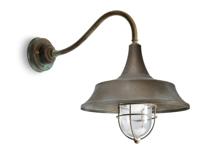 Moretti Luce Rechte wandlamp Atelier - verouderd messing 3330.T.AR - thumbnail