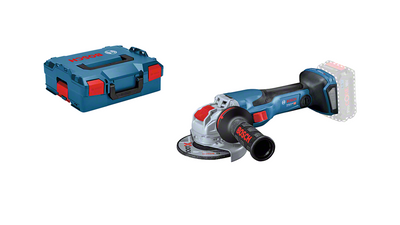 Bosch Blauw Haakse accuslijpmachine | GWS 18V-15 C Professional | X-LOCK | BITURBO | zonder accu&apos;s en lader in L-BOXX - 06019H6400