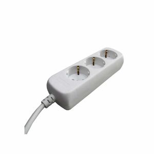 Stekkerdoos 3 stopcontacten +RA 3.0 meter snoer 3x1.5mm²