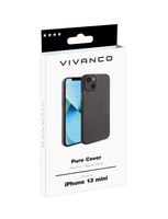 Vivanco Pure Backcover Apple iPhone 13 Mini Carbon Inductieve lading, Stootbestendig - thumbnail