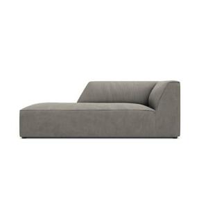 Windsor & Co Sao Chaise Longue Links - Ribstof - Lichtgrijs