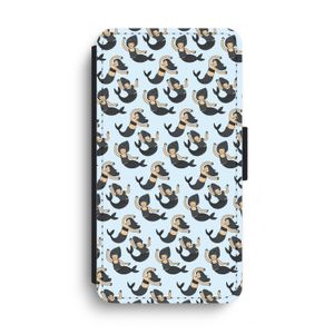 Zeemeermin: iPhone XS Max Flip Hoesje