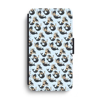 Zeemeermin: iPhone XS Max Flip Hoesje