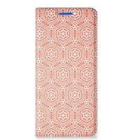 OPPO Reno6 5G Hoesje met Magneet Pattern Orange - thumbnail