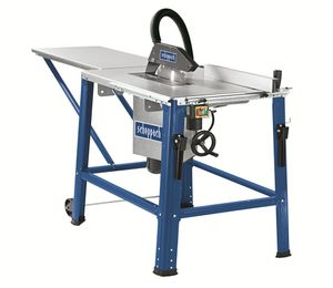 Scheppach Tafelcirkelzaag 12" HS120 400V 2800W 2800 toeren zaagblad 315mm