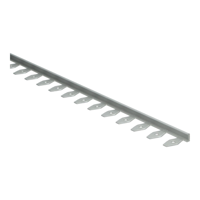 Küberit - In-egaliseer eindprofiel 307 (buigbaar) tot 6mm zilver (250 cm)