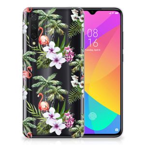 Xiaomi Mi 9 Lite TPU Hoesje Flamingo Palms