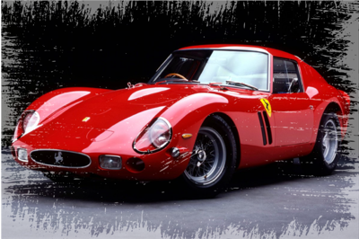 Moderne vinyl tapijt Ferrari 250 gto