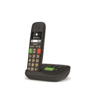 Gigaset E290A DECT/GAP Draadloze DECT-telefoon Compatibel voor hoorapparatuur, Antwoordapparaat, Handsfree, Babyfoon Zwart - thumbnail