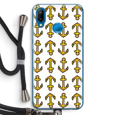 Musketon Anchor: Huawei P20 Lite Transparant Hoesje met koord