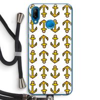 Musketon Anchor: Huawei P20 Lite Transparant Hoesje met koord