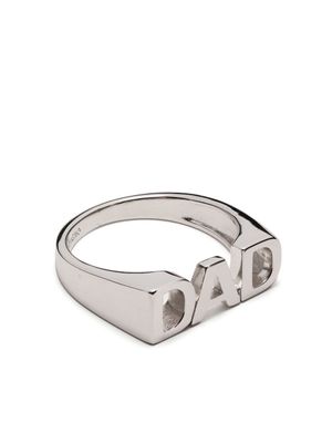 Maria Black bague à lettre Dad - Argent