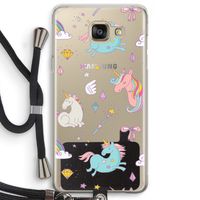 Fantasiewereld: Samsung Galaxy A5 (2016) Transparant Hoesje met koord