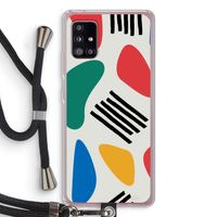 Illustratieve pop 1: Samsung Galaxy A51 5G Transparant Hoesje met koord
