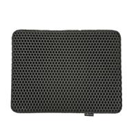 DIAMENTIQ Zwarte rechthoekige boxmat - kattenbakmat - 45 x 60 cm