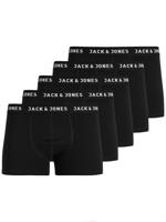 Jack & Jones Boxershorts JACHUEY Trunks 5-pack Zwart-S