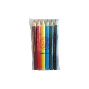 Basic Etui met 6 kleurpotloden