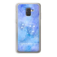 Sterrenbeeld - Licht: Samsung Galaxy A8 (2018) Transparant Hoesje
