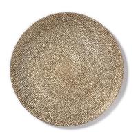 Inge Christmas kaarsbord - goud - kunststof - 33 cm - onderbord?- kaarsen plateau - kerstdecoratie