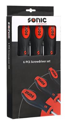 Schroevendraaierset in gekleurde doos 6-dlg. 600618