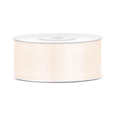 Sierlint satijn - Warm wit - 2.5 cm/25 mm x 25 meter - Cadeaulint satijnlint - Hobby - Inpakken