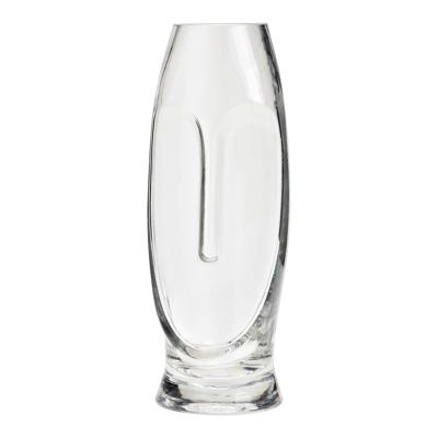 Vaas Gezicht van Glas Transparant (B/H/D) 9x25x9cm