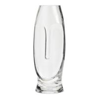 Vaas Gezicht van Glas Transparant (B/H/D) 9x25x9cm