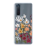 Painted wildflowers: Sony Xperia 5 II Transparant Hoesje