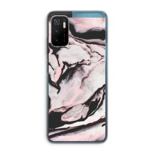 Roze stroom: Xiaomi Poco M3 Pro 5G Transparant Hoesje