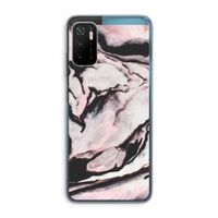 Roze stroom: Xiaomi Poco M3 Pro 5G Transparant Hoesje