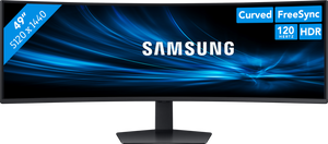 Samsung ViewFinity S49C950UAU computer monitor 124,5 cm (49") 5120 x 1440 Pixels DQHD LED Zwart