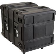 SKB 24" Deep 10U Roto Shock Rack apparatuurtas Trolleytas Zwart