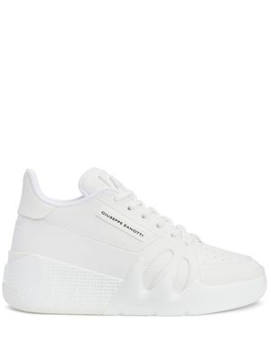 Giuseppe Zanotti baskets Talon en cuir - Blanc