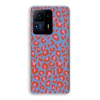 Leopard blue: Xiaomi Mi Mix 4 Transparant Hoesje