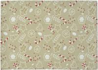 Sander Sander placemat Ginger Man 35x50 Fb. 19 - Beige/Red