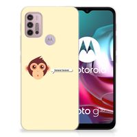Motorola Moto G30 | G10 Telefoonhoesje met Naam Monkey - thumbnail
