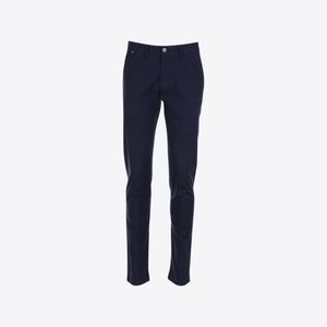 Broek Blauw Ruit Katoen