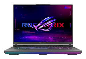 ASUS ROG Strix G16 G614JZ-N3022W Intel® Core™ i9 i9-13980HX Laptop 40,6 cm (16") WUXGA 32 GB DDR5-SDRAM 1 TB SSD NVIDIA GeForce RTX 4080 Wi-Fi 6E (802.11ax) Windows 11 Home Zwart, Grijs