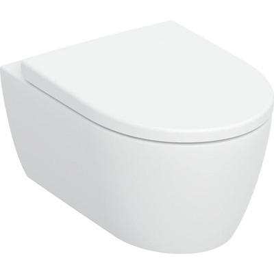 Geberit iCon Wandclosetset - 53x35cm - diepspoel - rimless - TurboFlush - softclose en quickrelease zitting - glans wit 503.045.00.1