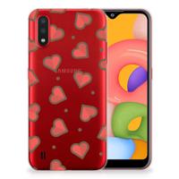 Samsung Galaxy A01 | TPU bumper | Hearts