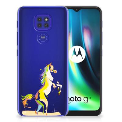 Motorola Moto G9 Play | E7 Plus Telefoonhoesje met Naam Horse Color Motorola Moto G9 Play | E7 Plus Telefoonhoesje met Naam Horse Color