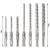 FRITZFURT 3161-2107 Carbide Hamerboorset 7-delig 5 mm, 6 mm, 8 mm, 10 mm, 12 mm SDS-Plus 1 set(s)