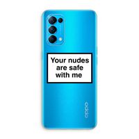 Safe with me: Oppo Find X3 Lite Transparant Hoesje
