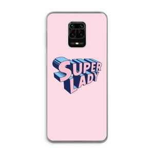 Superlady: Xiaomi Redmi Note 9 Pro Transparant Hoesje
