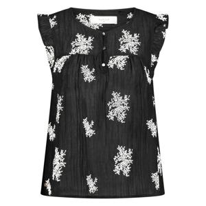 Nukus Montel Top | Black/Offwhite