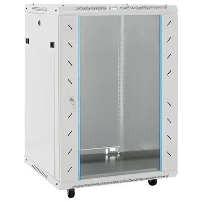 VidaXL Netwerkkast 15u 19" ip20 53x40x80 cm grijs