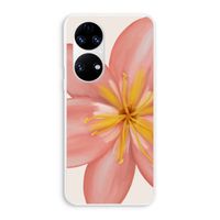 Pink Ellila Flower: Huawei P50 Transparant Hoesje