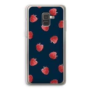 Framboosjes: Samsung Galaxy A8 (2018) Transparant Hoesje